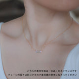 necklace B - short / K10YG - 白蝶貝
