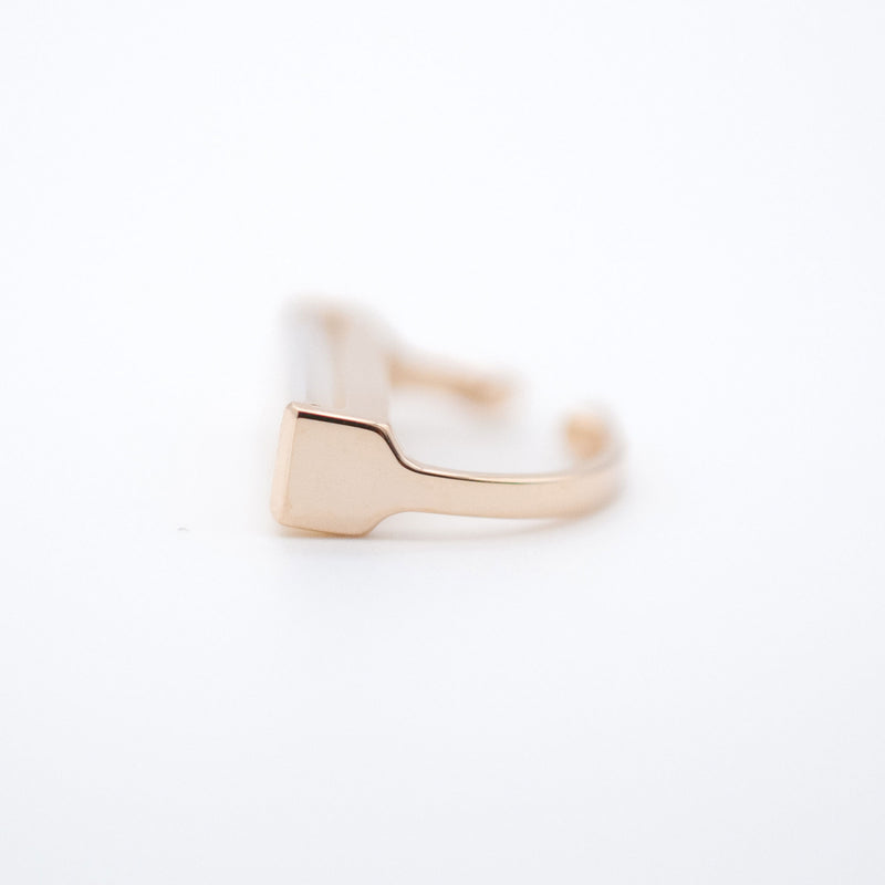 ear cuff (new)/ K10YellowGold - オパール