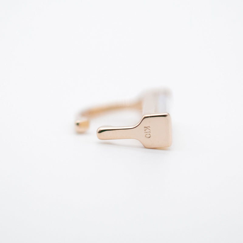 ear cuff (new)/ K10YellowGold - オパール