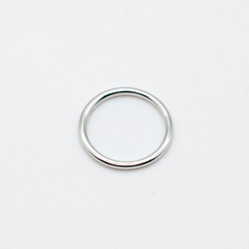 ring / Pt900 simple thing 2mm