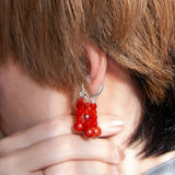 ear cuff/ SV925 beads - アゲート/ジャスパー
