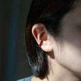 ear cuff (new)/ K10YG 1stone - ガーネット