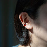ear cuff (new)/ K10YG 1stone - ガーネット