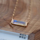 necklace A / K10YG オパール