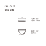 ear cuff (new)/ K10YG 1stone - ピンクアメジスト+黒蝶貝