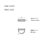 ear cuff (new) / K10YG 1stone -白蝶貝+水晶