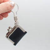 ring pouch / black leather & SV925