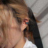 earcuff / K10YG windowframe - モザイクオパール