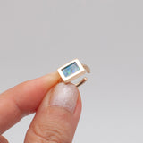earcuff / K10YG windowframe - モザイクオパール