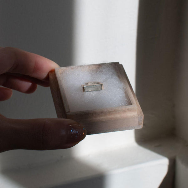 ear cuff / K10YG 1stone - グリーンアメジスト