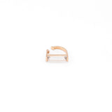 ear cuff/ K10YellowGold - 水晶