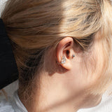 ear cuff / K10YG good-news - ホワイトトパーズ